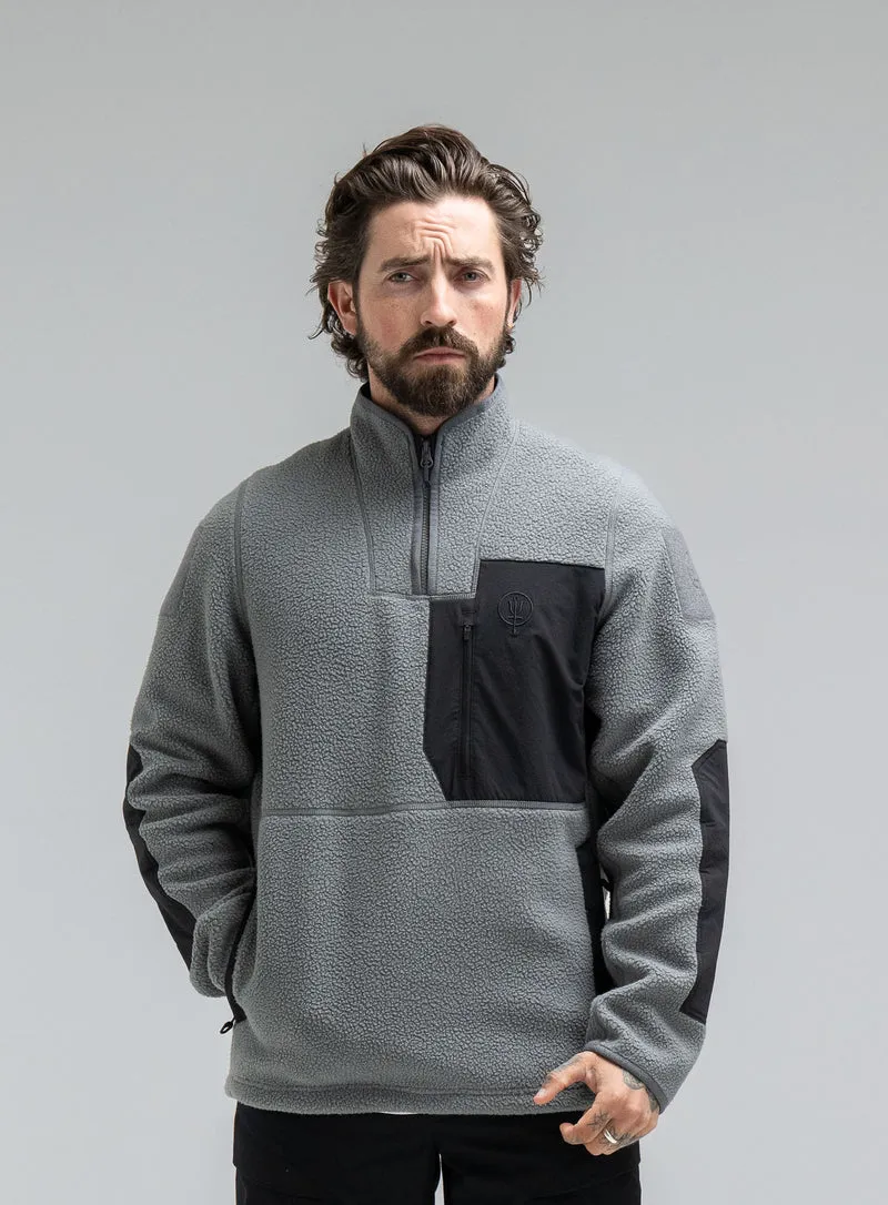 MANTRA-FLEECEPULLOVER MIT 1/4-REISSVERSCHLUSS