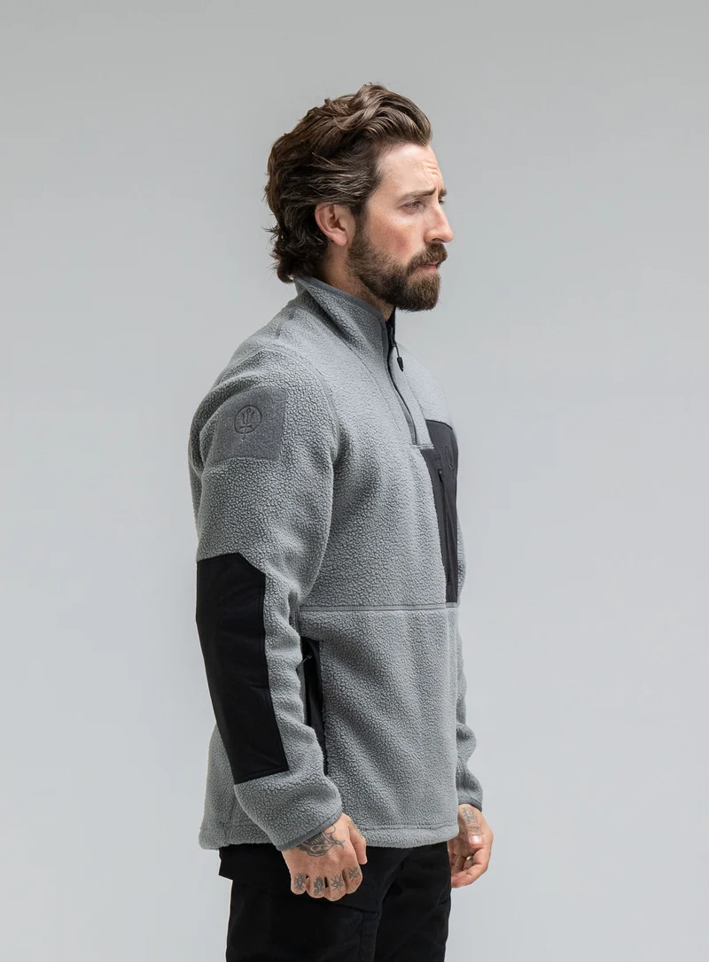 MANTRA-FLEECEPULLOVER MIT 1/4-REISSVERSCHLUSS
