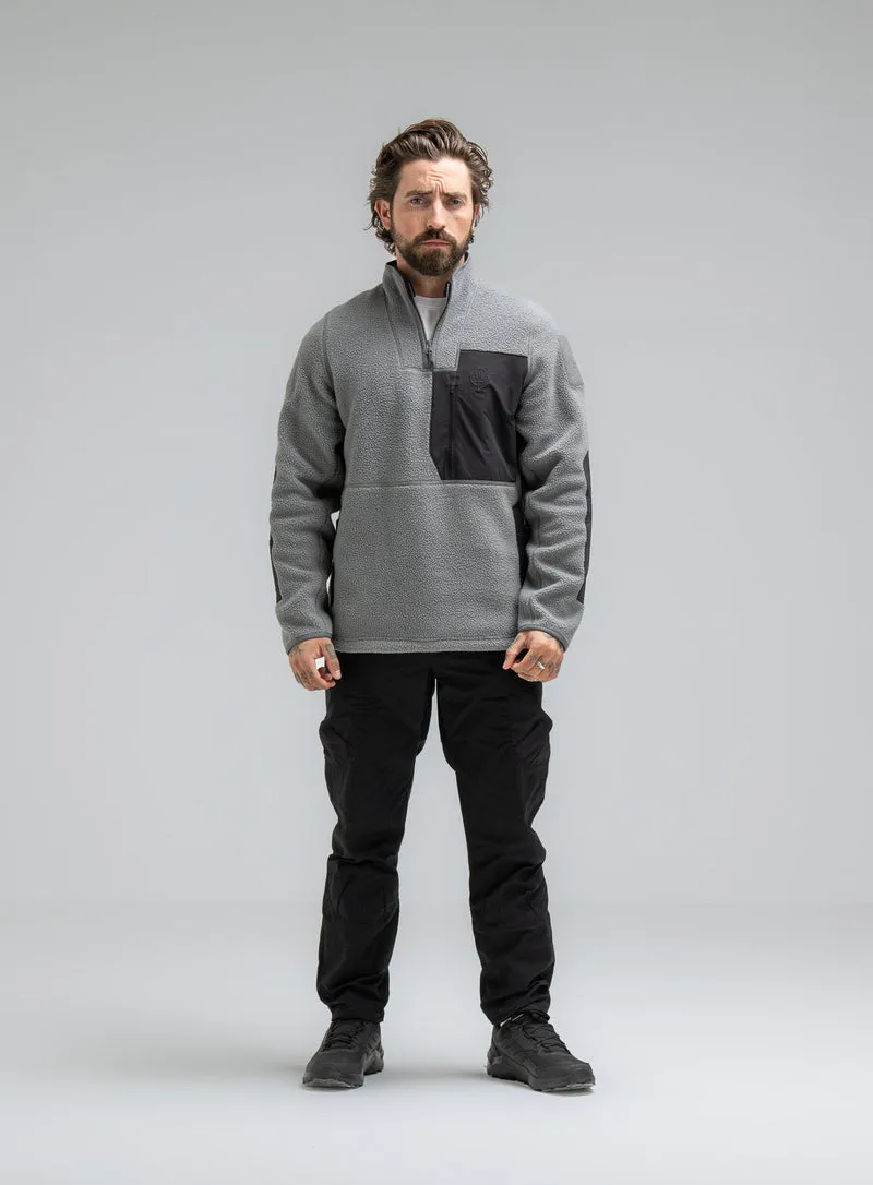 MANTRA-FLEECEPULLOVER MIT 1/4-REISSVERSCHLUSS