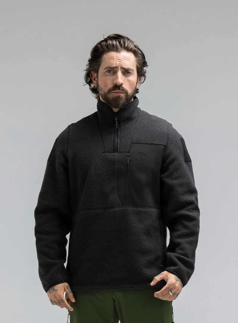 MANTRA-FLEECEPULLOVER MIT 1/4-REISSVERSCHLUSS