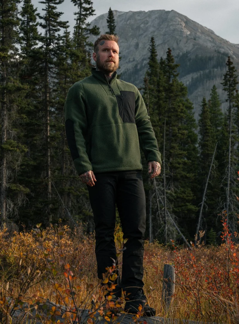 MANTRA-FLEECEPULLOVER MIT 1/4-REISSVERSCHLUSS