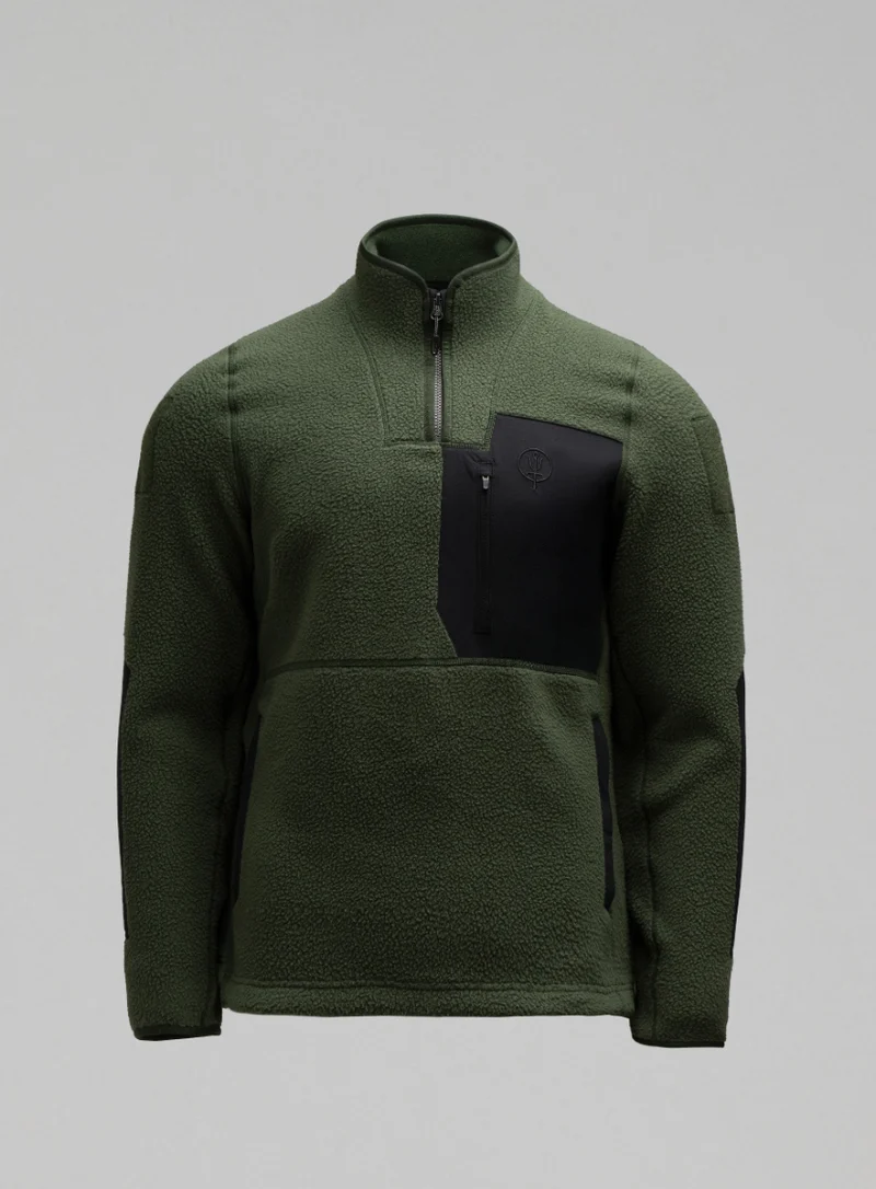 MANTRA-FLEECEPULLOVER MIT 1/4-REISSVERSCHLUSS
