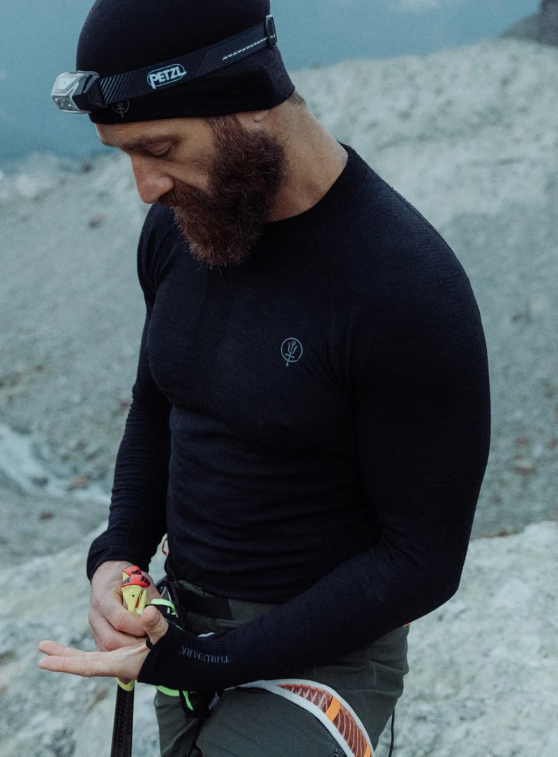MOUNTAIN-PRO-BASELAYER – LANGES UNTERHEMD AUS MERINO UND CORDURA®