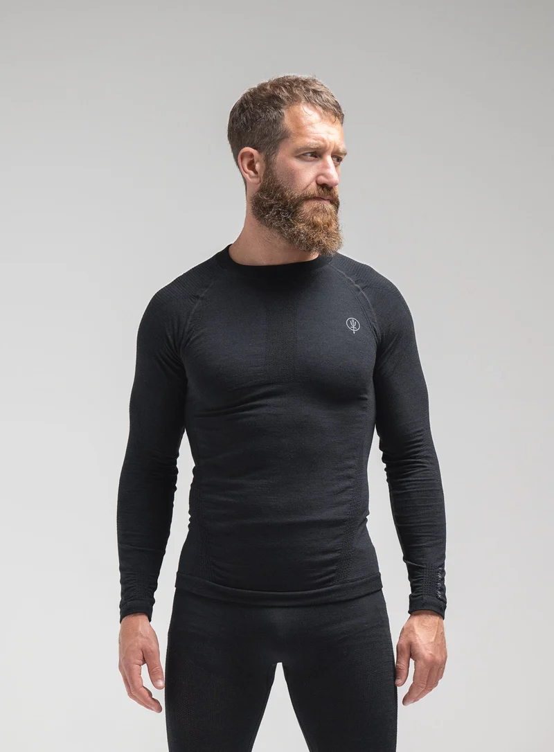 MOUNTAIN-PRO-BASELAYER – LANGES UNTERHEMD AUS MERINO UND CORDURA®