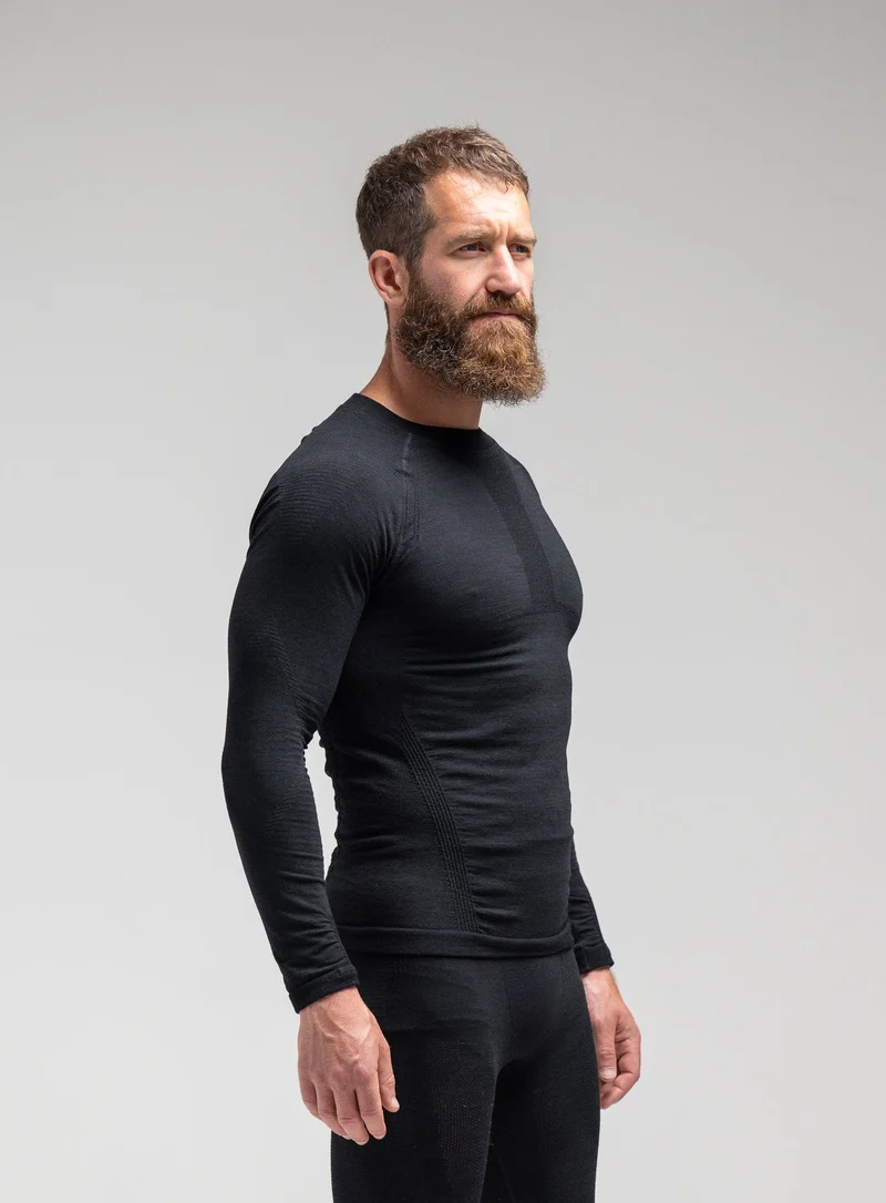 MOUNTAIN-PRO-BASELAYER – LANGES UNTERHEMD AUS MERINO UND CORDURA®