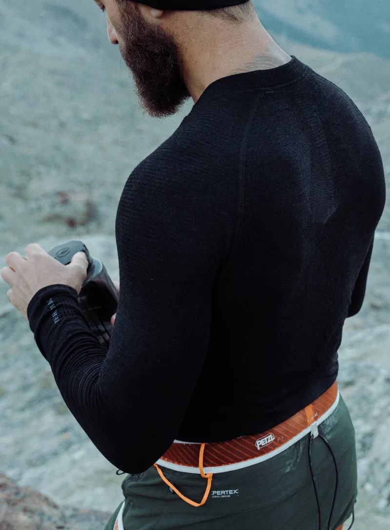 MOUNTAIN-PRO-BASELAYER – LANGES UNTERHEMD AUS MERINO UND CORDURA®