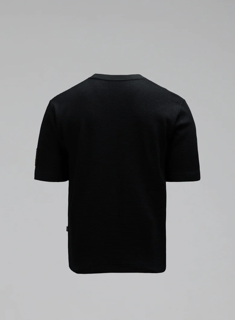 DISSIDENT-T-SHIRT AUS WAFFELSTRICK