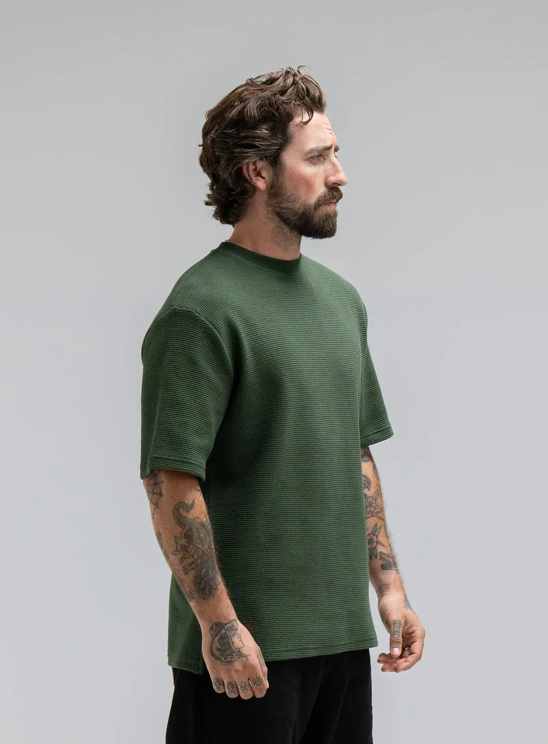 DISSIDENT-T-SHIRT AUS WAFFELSTRICK