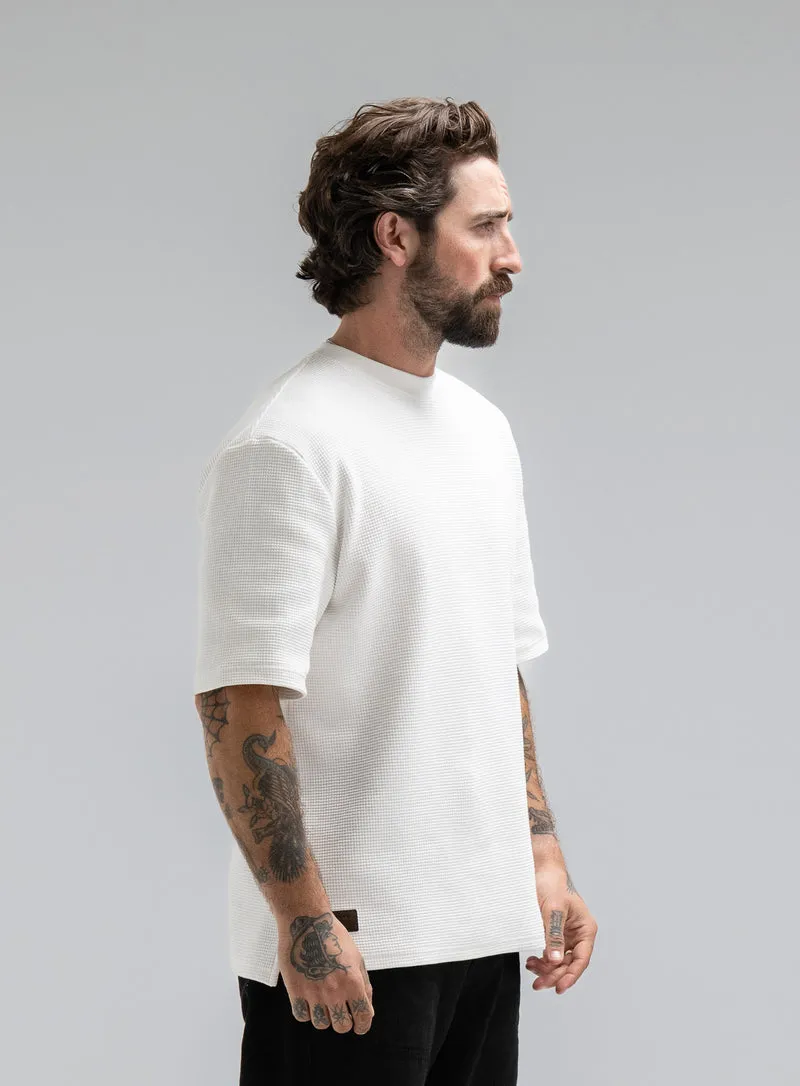 DISSIDENT-T-SHIRT AUS WAFFELSTRICK