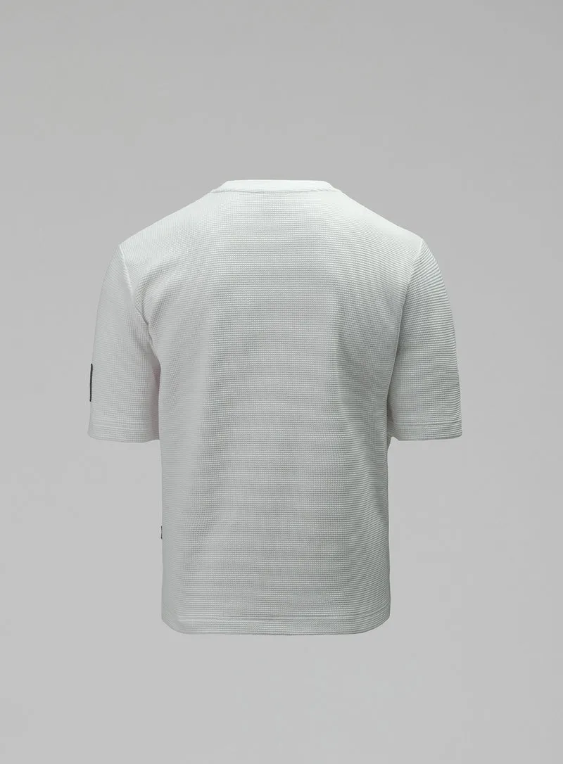DISSIDENT-T-SHIRT AUS WAFFELSTRICK
