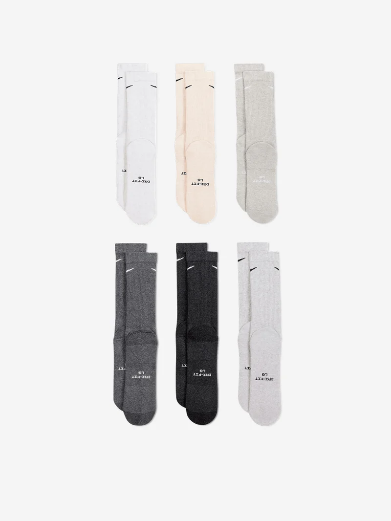 Calze ammortizzate Everyday multicolor (x6)