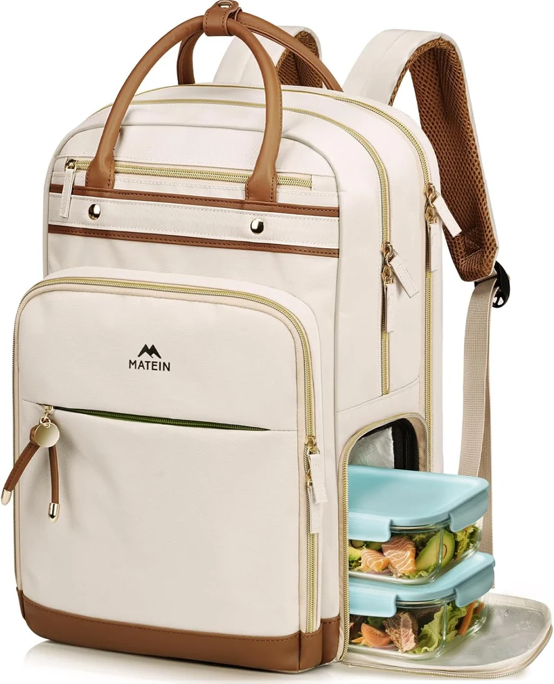 Teacher Backpack with Lunch Compartment