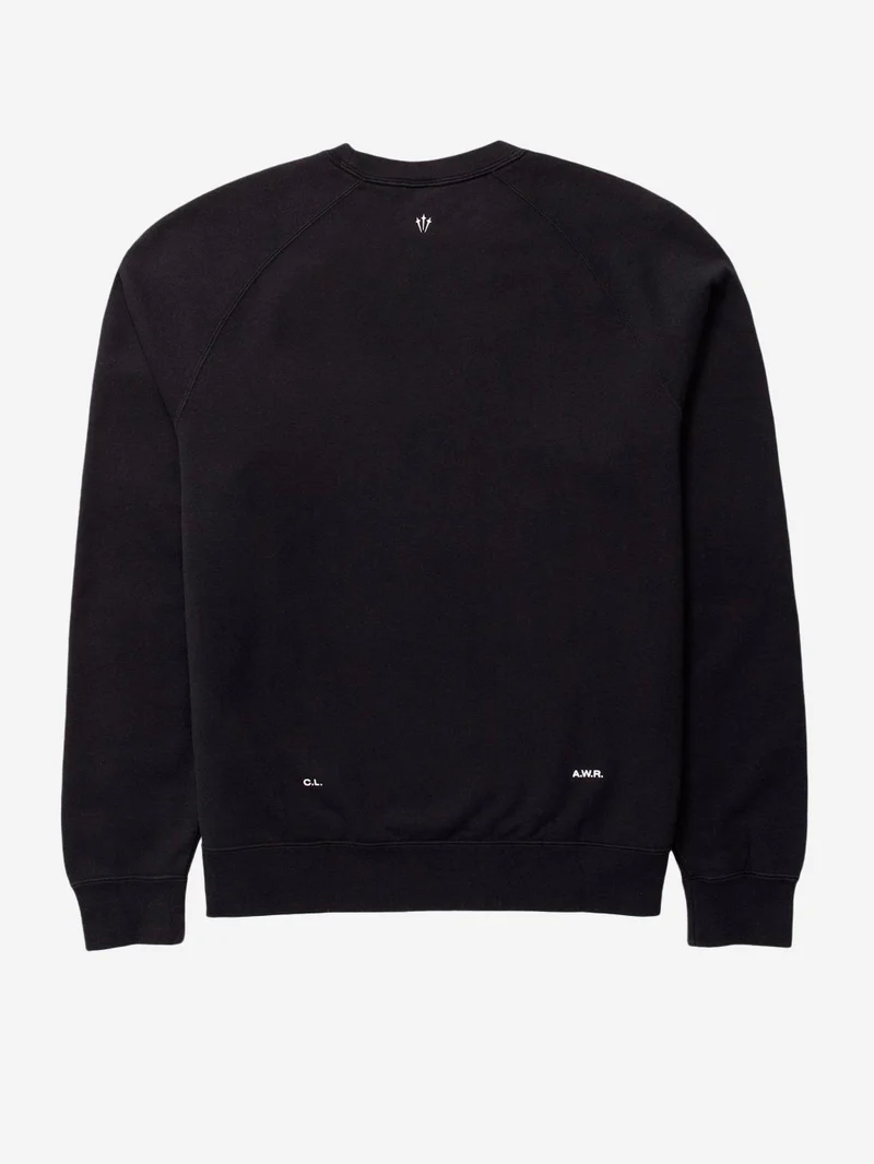 x Drake NOCTA Felpa girocollo fleece nera