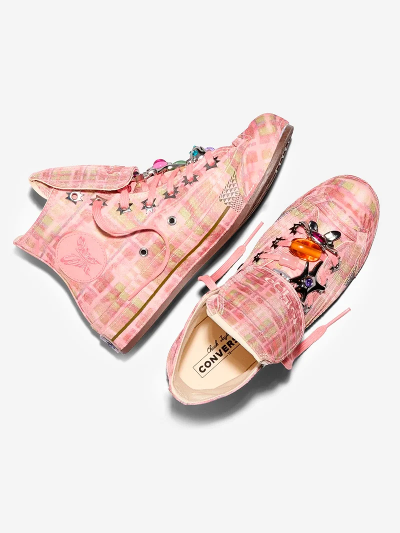 Chuck 70 Hi x Collina Strada 'Mellow Rose Fir Green'