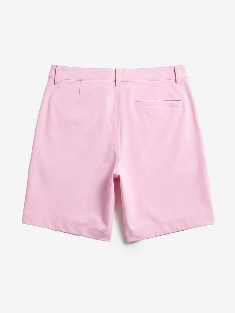 Shorts da golf in tessuto elasticizzato rosa Dri-FIT