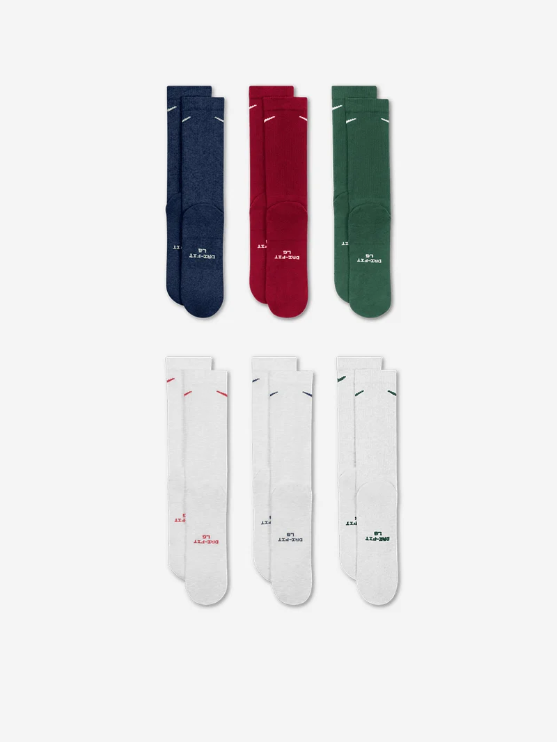 Calze ammortizzate Everyday multicolor (x6)