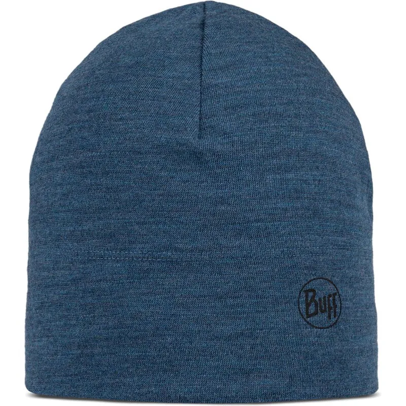 Buff Merino Midweight Beanie Herren Mütze grey
