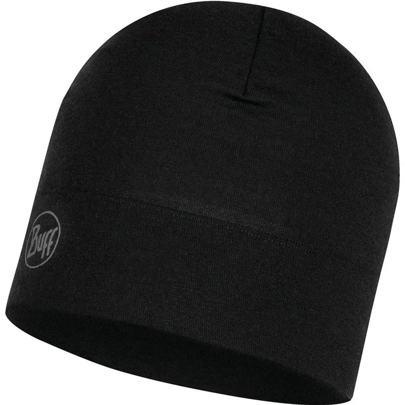 Buff Merino Midweight Herren Beanie black