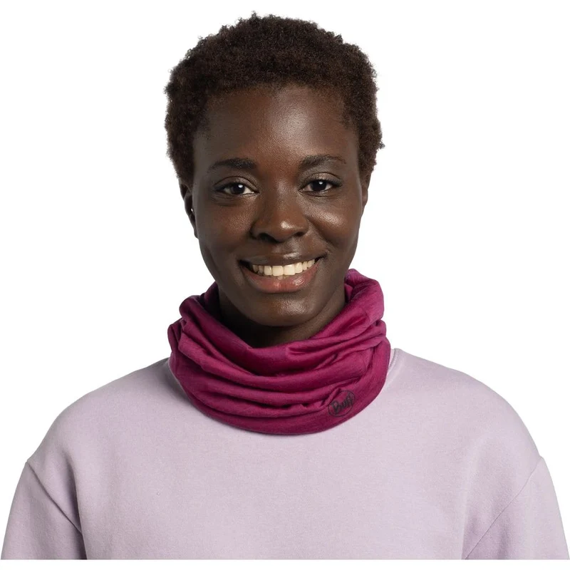 Buff Merino Lightweight Multifunktionstuch magenta
