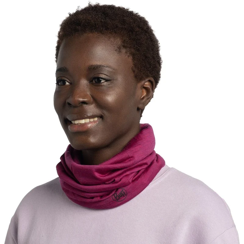 Buff Merino Lightweight Multifunktionstuch magenta