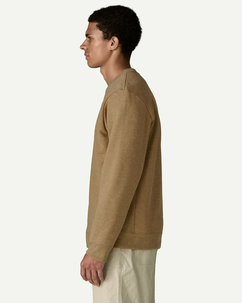 Patagonia Men's '95 Oval Logo Uprisal Crew Sweater Bobcat Brown