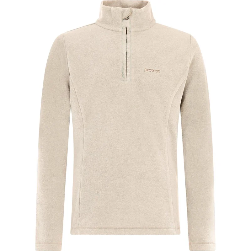 Protest Remutey Jr Kinder 1/4 Zip Active Top Midlayer kitoffwhite