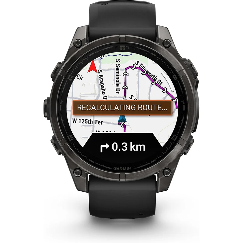 GARMIN fēnix 8 47mm Multisport-Smartwatch Schwarz
