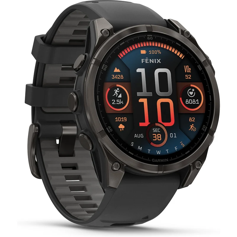 GARMIN fēnix 8 47mm Multisport-Smartwatch Schwarz