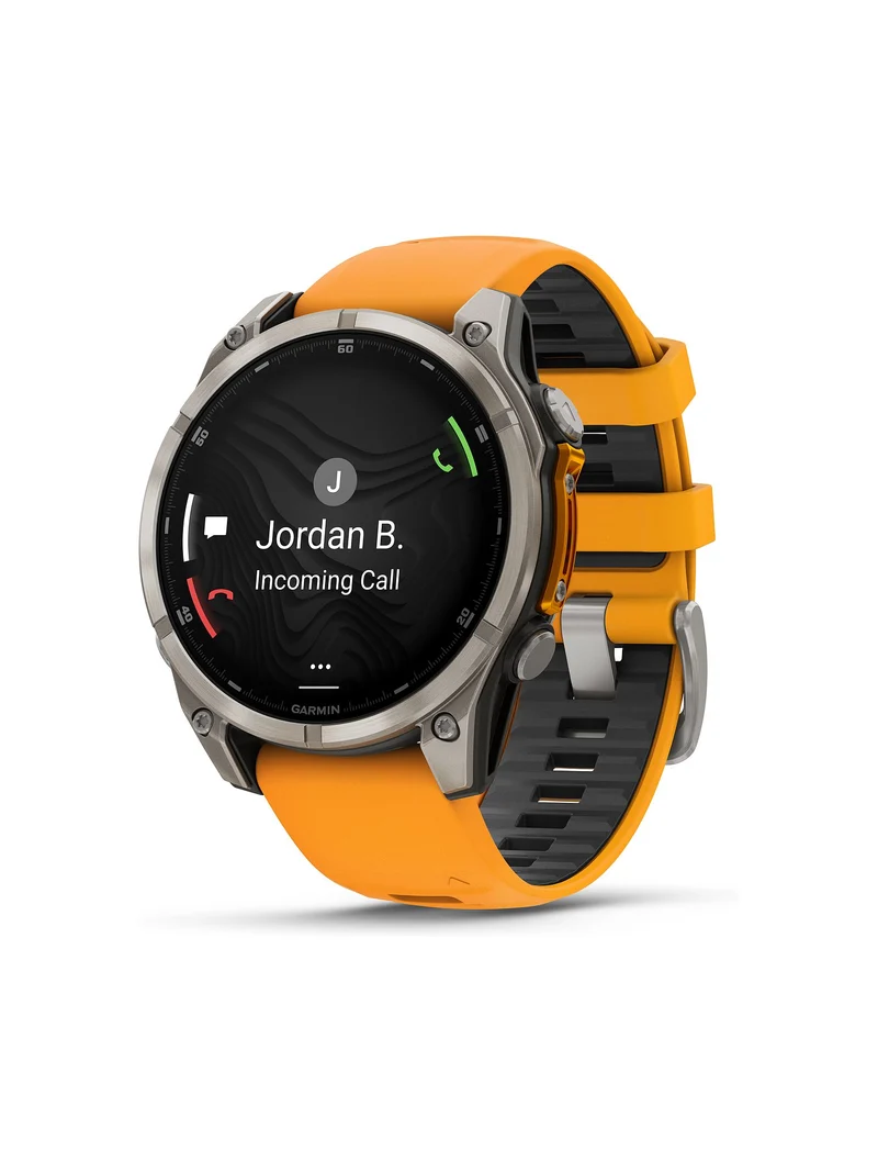 GARMIN fēnix 8 47mm Multisport-Smartwatch Gelb