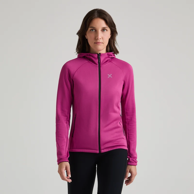 FADIS GRID HOODED MAGLIA WOMAN
