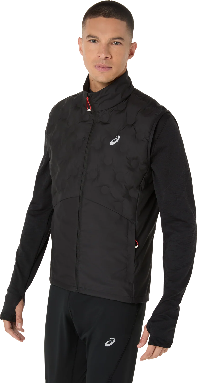 ASICS ROAD WINTER GILET Herren Laufweste Schwarz