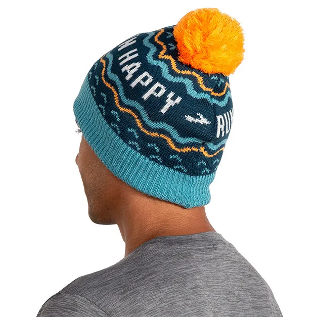 Heritage Pom Beanie Storm Blue