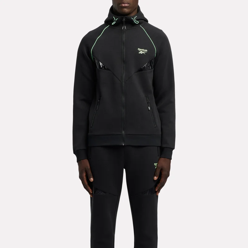 Sport Street Piping Spacer Full Zip Hoodie