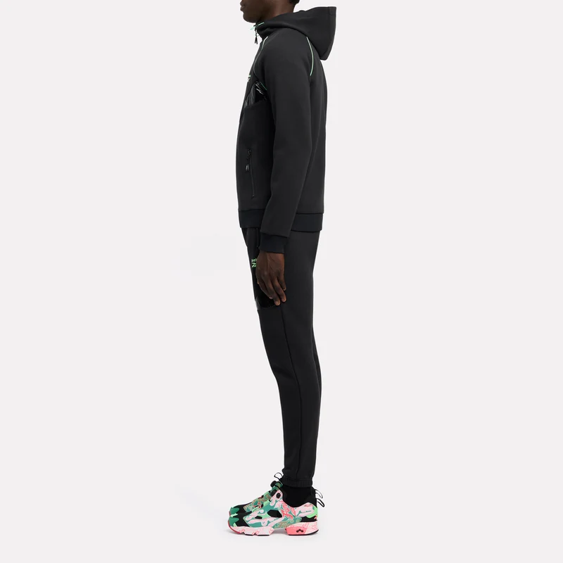 Sport Street Piping Spacer Full Zip Hoodie