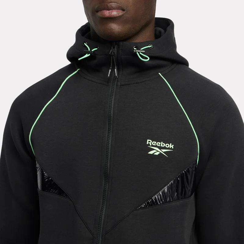 Sport Street Piping Spacer Full Zip Hoodie