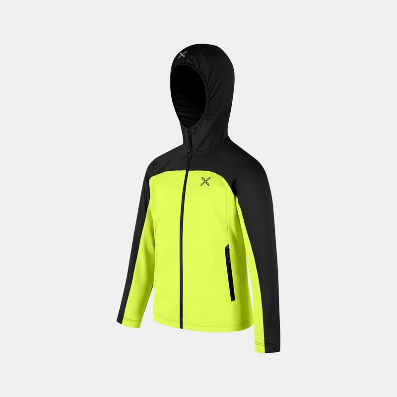 GRID LIGHT HOODED MAGLIA KIDS