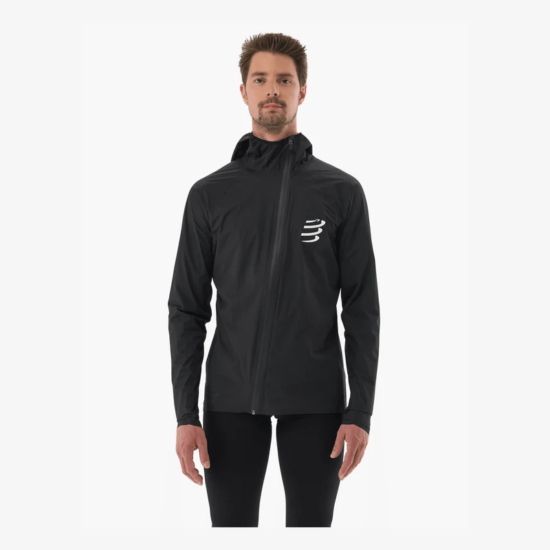 Compressport | Hurricane Waterproof Jacket 10/10 | 2.5-Laags Regenjas | Heren (10k)