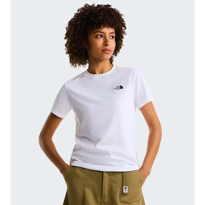 The North Face Evolution Simple Dome schmal geschnittenes T-Shirt für Damen TNF Black