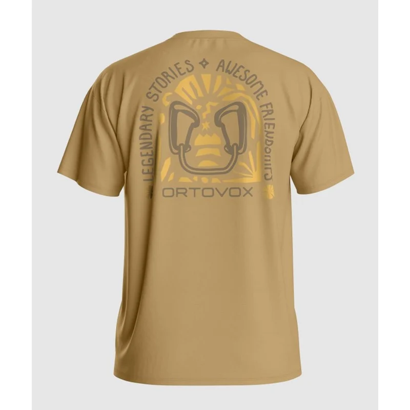 Ortovox 150 Cool Climbing Vibes TS M wild cumin Herren T-Shirt
