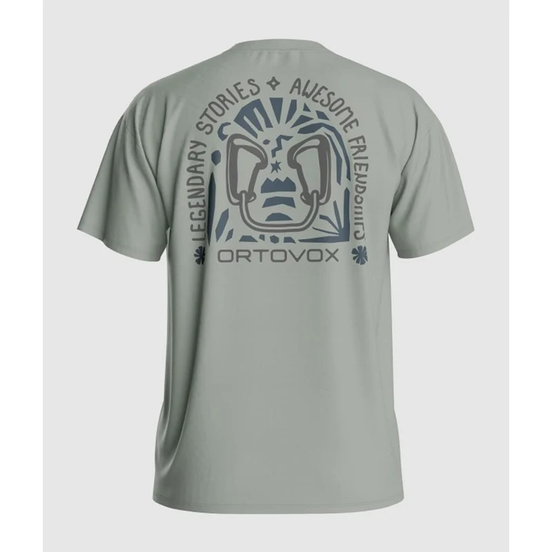 Ortovox 150 Cool Climbing Vibes TS M green sage Herren T-Shirt