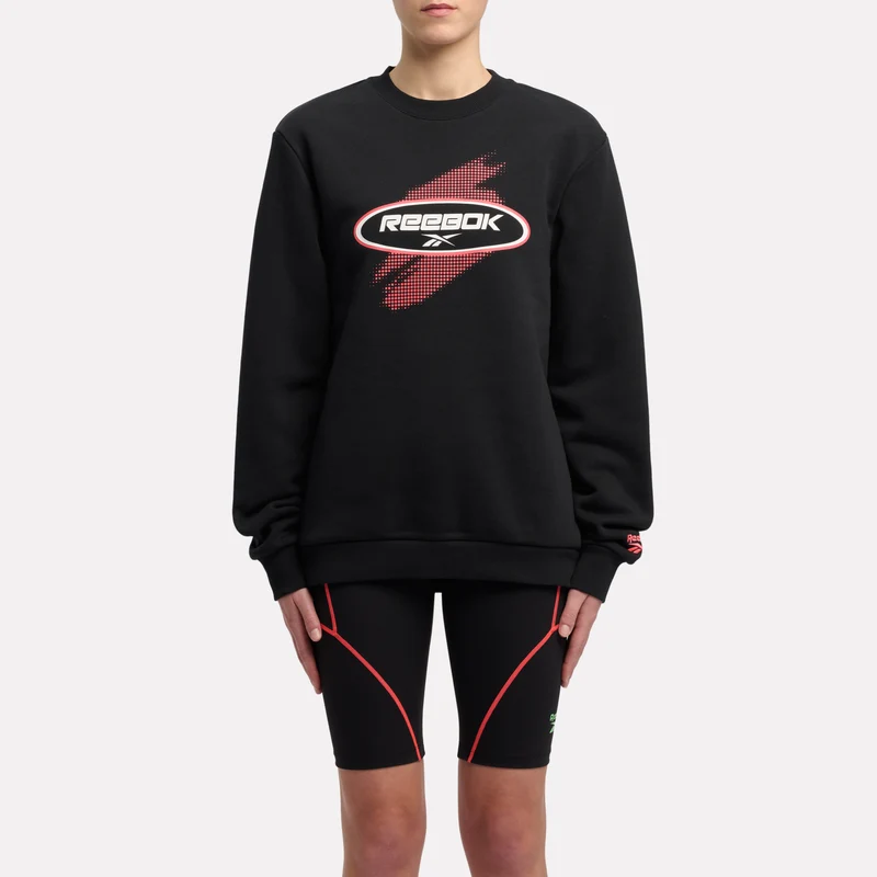 Sport Street Moto Fleece Crewneck Sweatshirt