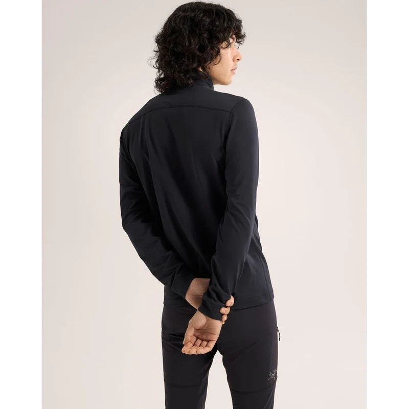 Arcteryx Rho LT Zip Neck Herren Funktionsshirt black