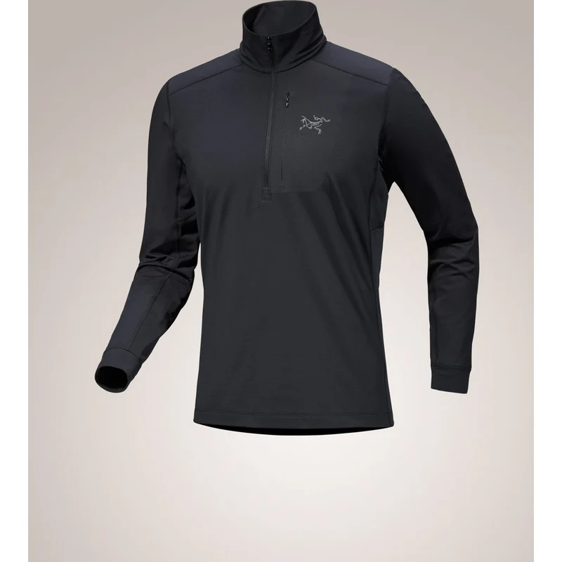 Arcteryx Rho LT Zip Neck Herren Funktionsshirt black