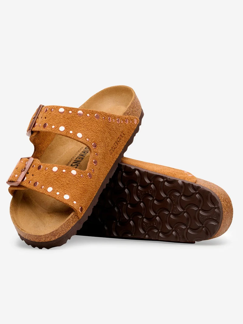 Arizona Rivet in suede 'mink'