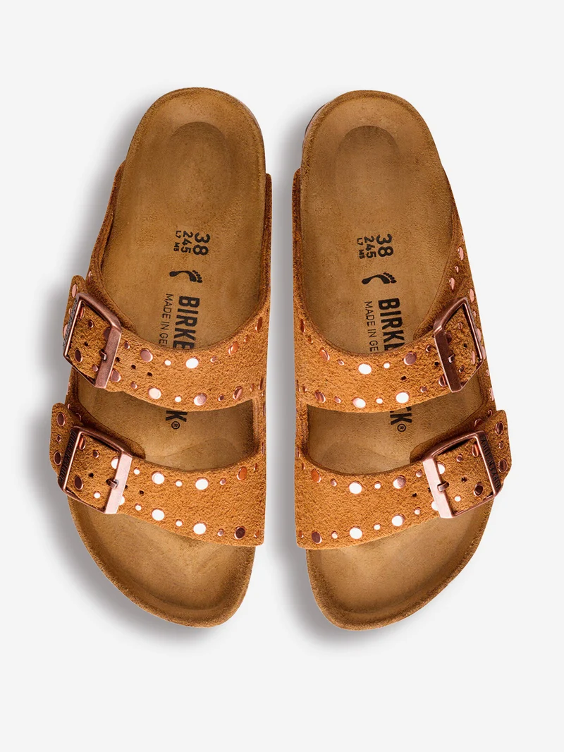 Arizona Rivet in suede 'mink'