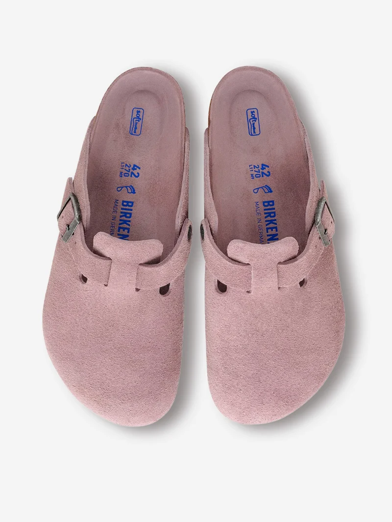 Boston suede 'faded purple' plantare morbido