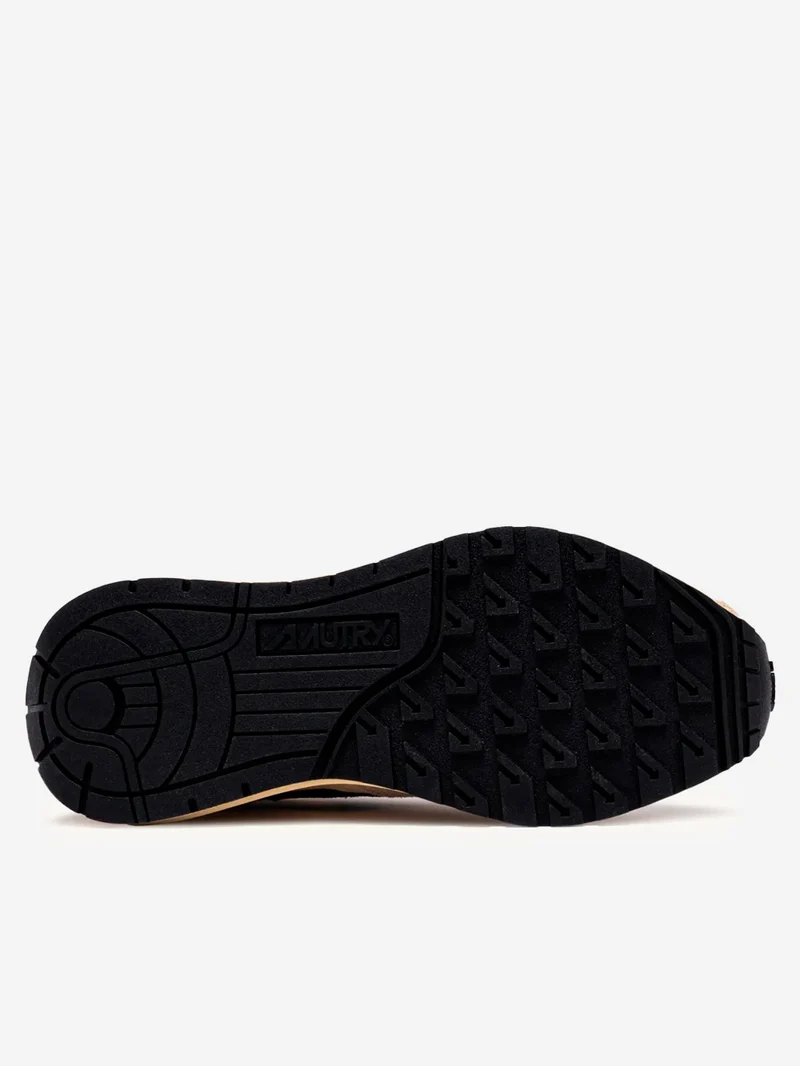 M Reelwind Low in nylon e suede con pelle ecrù e blu