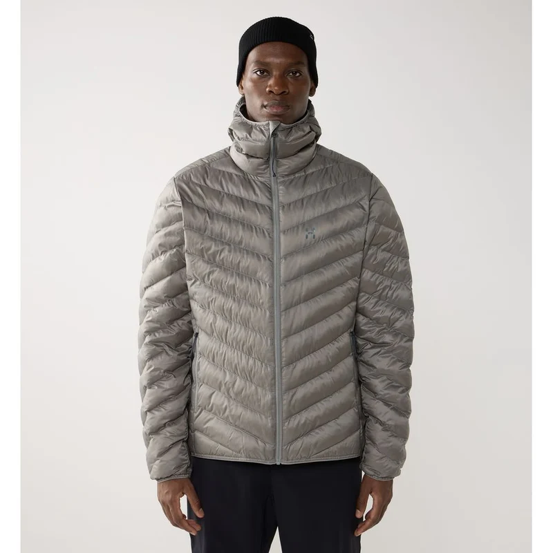 Haglöfs Särna Mimic II Hood Herren Isolationsjacke stone-brick
