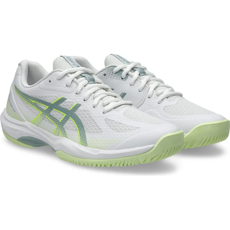 Asics Court Hunter FF Damen Hallenschuh white-ocean-haze