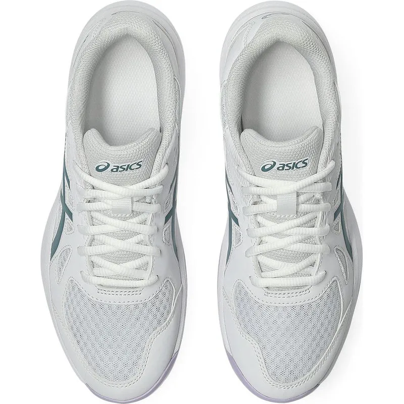 Asics Upcourt 6 Damen Hallenschuh white-foggy-teal